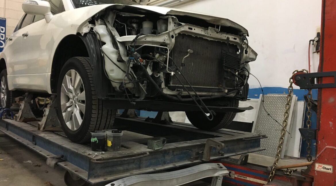 Damaged Car getting an estimate